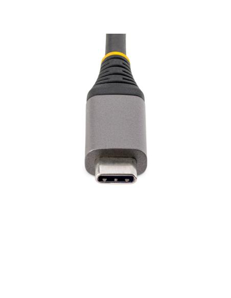 StarTech.com Hub USB de 4 Puertos USBA - USB 3.0 de 5Gbps - Alimentado por el Bus - Concentrador USB-C de 4 Puertos USB-A con Al