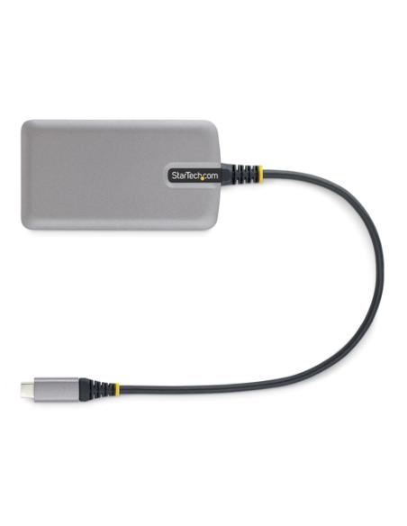 StarTech.com Hub USB de 4 Puertos USBA - USB 3.0 de 5Gbps - Alimentado por el Bus - Concentrador USB-C de 4 Puertos USB-A con Al