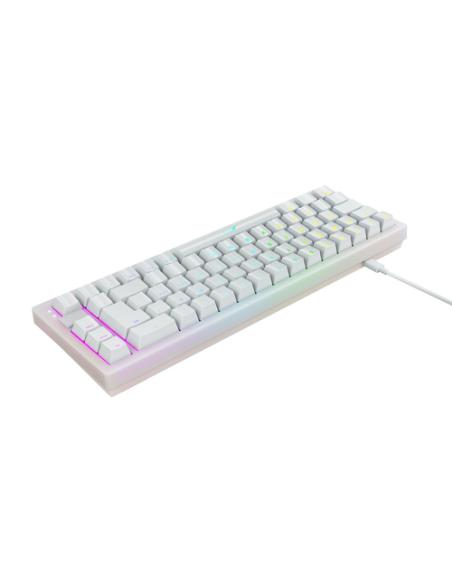 CHERRY XTRFY K5 COMPACT RGB teclado Juego USB QWERTY Español Negro, Blanco