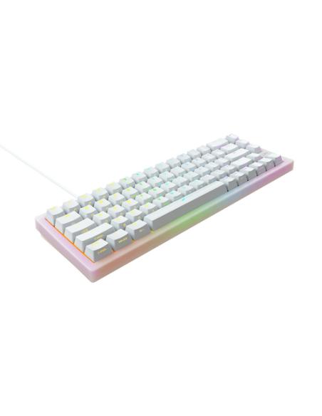 CHERRY XTRFY K5 COMPACT RGB teclado Juego USB QWERTY Español Negro, Blanco