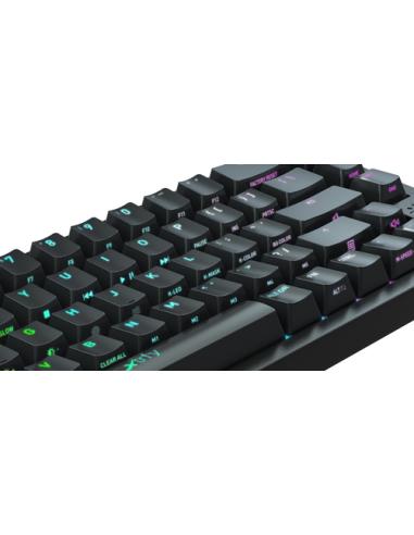 CHERRY XTRFY K5 COMPACT RGB teclado Juego USB QWERTY Español Negro