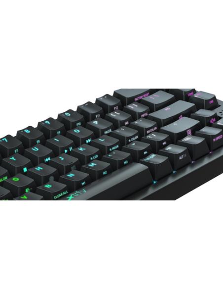 CHERRY XTRFY K5 COMPACT RGB teclado Juego USB QWERTY Español Negro