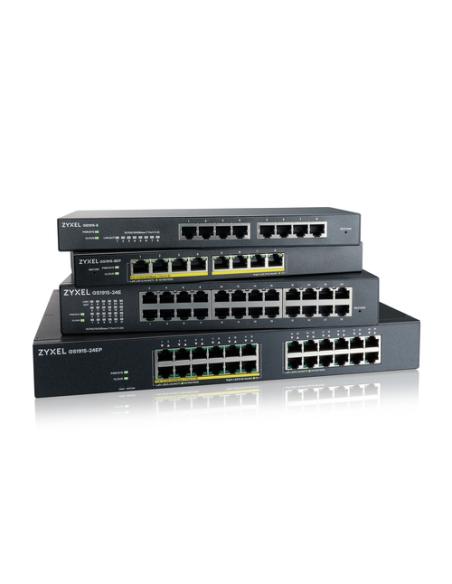 Zyxel GS1915-24E Gestionado L2 Gigabit Ethernet (10/100/1000) 1U Negro