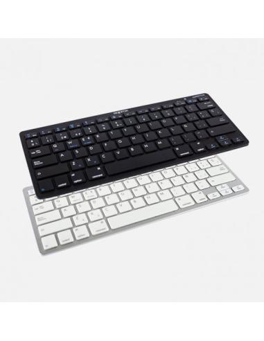 Approx APPMX300BTS teclado Oficina Bluetooth QWERTY Español Plata
