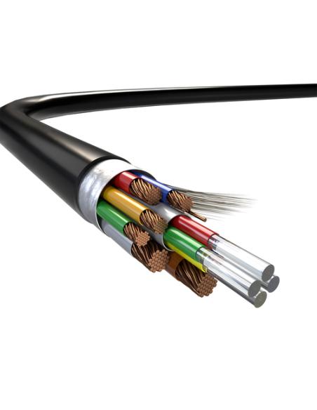 AISENS Cable Hdmi V2.1 AOC Desmontable Ultra Alta Velocidad / Hec 8K@60Hz 4K@120Hz 4:4:4 48Gbps, A/M-D/A/M, Negro, 40M