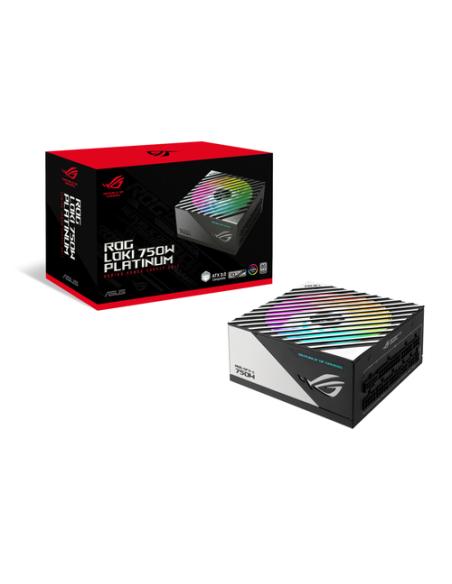 ASUS ROG Loki SFX-L 750W Platinum unidad de fuente de alimentación 20+4 pin ATX Negro, Plata