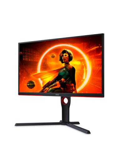 AOC G3 25G3ZM/BK pantalla para PC 62,2 cm (24.5") 1920 x 1080 Pixeles Full HD Negro, Rojo