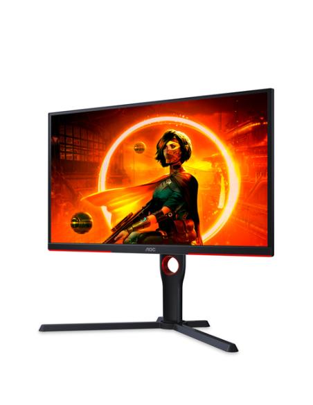 AOC G3 25G3ZM/BK pantalla para PC 62,2 cm (24.5") 1920 x 1080 Pixeles Full HD Negro, Rojo