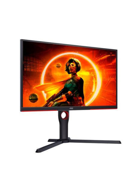 AOC G3 25G3ZM/BK pantalla para PC 62,2 cm (24.5") 1920 x 1080 Pixeles Full HD Negro, Rojo