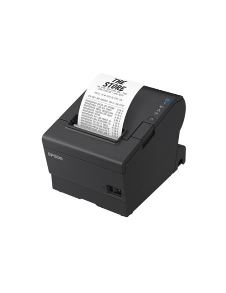 Epson TM-T88VII (132): USB, Ethernet, PoweredUSB, Black