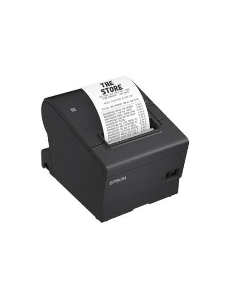 Epson TM-T88VII (132): USB, Ethernet, PoweredUSB, Black