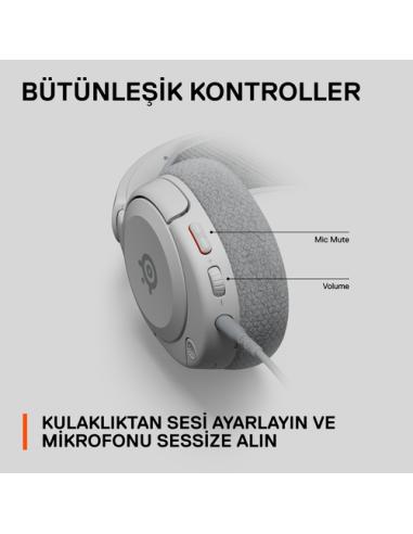 Steelseries Arctis Nova 1 Auriculares Alámbrico Diadema Juego Blanco