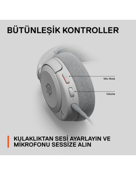 Steelseries Arctis Nova 1 Auriculares Alámbrico Diadema Juego Blanco