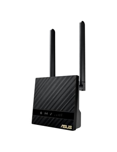 ASUS 4G-N16 router inalámbrico Gigabit Ethernet Banda única (2,4 GHz) Negro