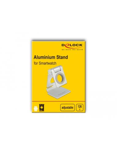 DeLOCK Soporte para reloj inteligente ajustable plata