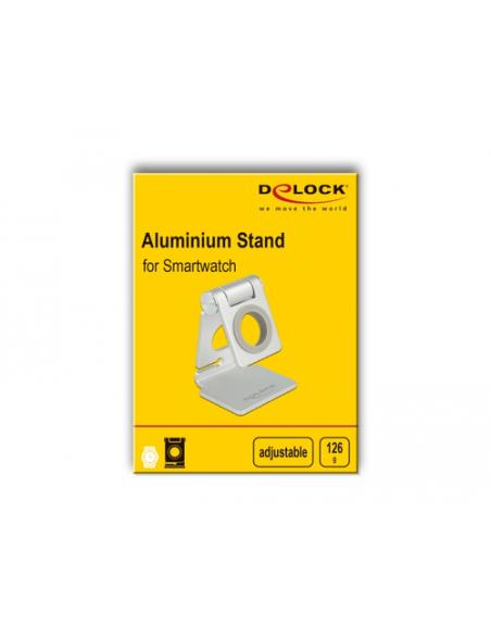DeLOCK Soporte para reloj inteligente ajustable plata