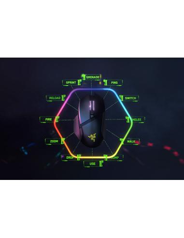 Razer Basilisk V3 Pro ratón mano derecha RF Wireless + Bluetooth + USB Type-C Óptico 30000 DPI