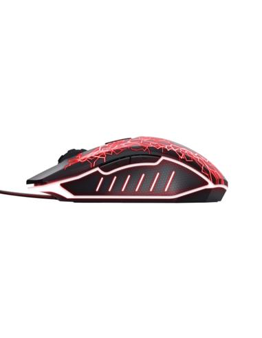 Trust GXT 105X Izza ratón Juego Ambidextro USB tipo A Óptico 4000 DPI