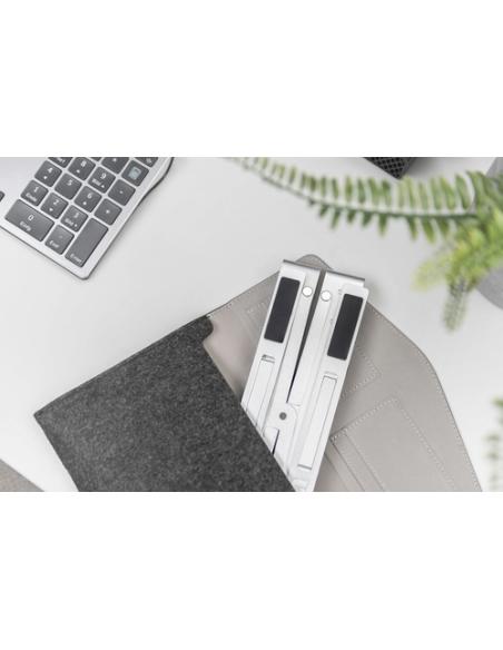 Digitus Soporte variable para notebook con hub USB-C™ integrado, 5 puertos
