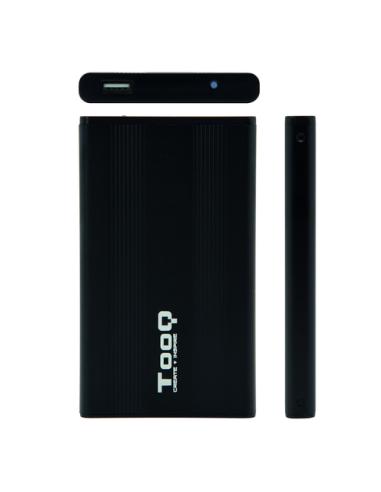 TooQ CAJA HDD 2.5" SATA A USB 2.0 NEGRA