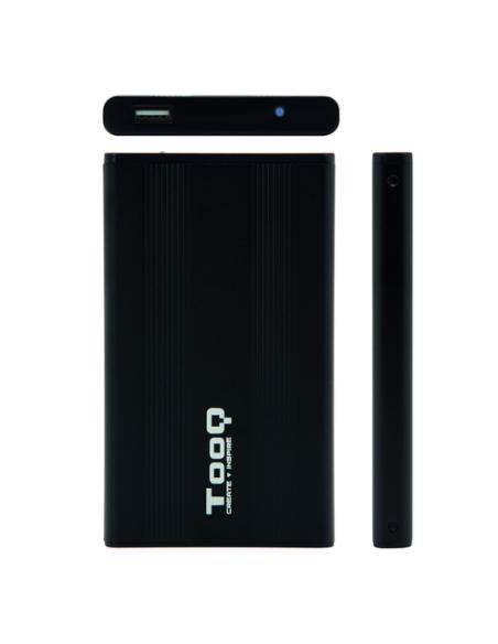 TooQ CAJA HDD 2.5" SATA A USB 2.0 NEGRA
