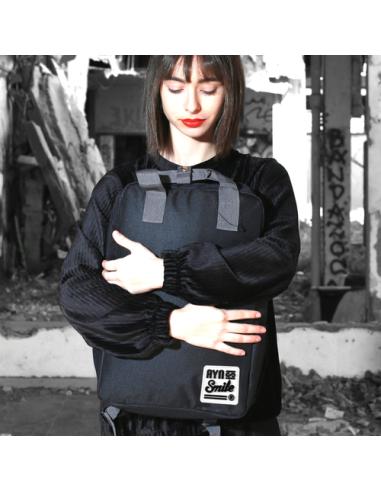 Smile Mochila para Portátil hasta 16 pulgadas Penny con salida para auriculares color Negro