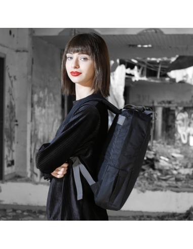 Smile Mochila para Portátil hasta 16 pulgadas Penny con salida para auriculares color Negro