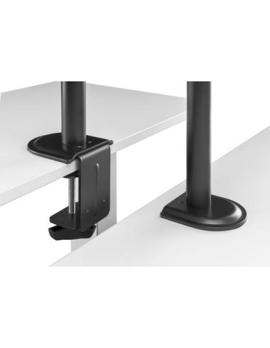 Equip Soporte de escritorio articulado para monitor cuádruple de 17"-32