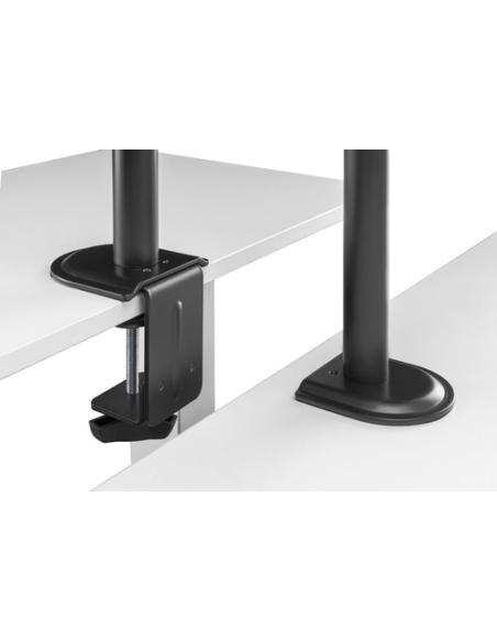 Equip Soporte de escritorio articulado para monitor cuádruple de 17"-32