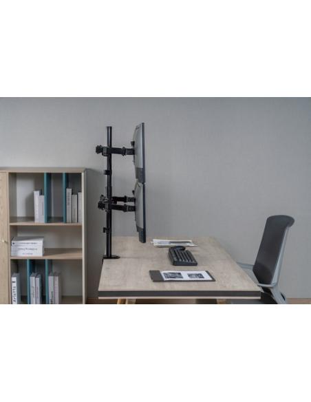 Equip Soporte de escritorio articulado para monitor cuádruple de 17"-32