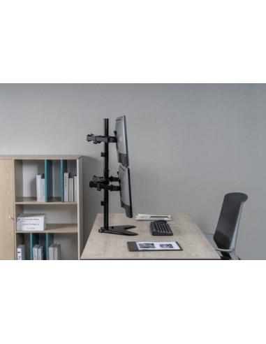 Equip Soporte de mesa articulado para monitor cuádruple de 17"-32