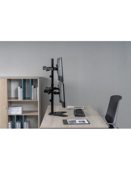 Equip Soporte de mesa articulado para monitor cuádruple de 17"-32