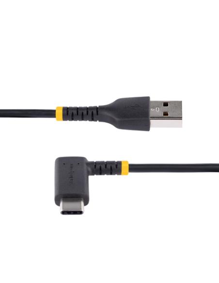 StarTech.com Cable de Carga USB-A a USB-C de 15cm - Cable de Carga Rápida de Servicio Pesado USB Tipo C - Cable USB 2.0 - Cable 