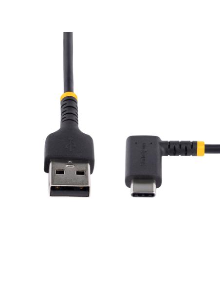 StarTech.com Cable de Carga USB-A a USB-C de 15cm - Cable de Carga Rápida de Servicio Pesado USB Tipo C - Cable USB 2.0 - Cable 