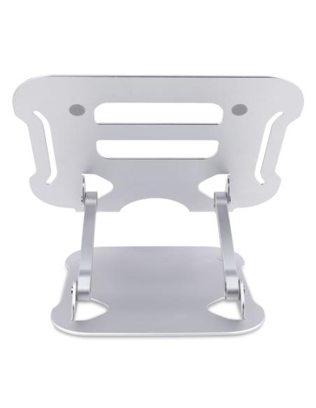 StarTech.com Soporte Ergonómico de Ordenador para Sobremesa - Base Soporte Ergonómico para Portátil de Altura Ajustable - Alumin
