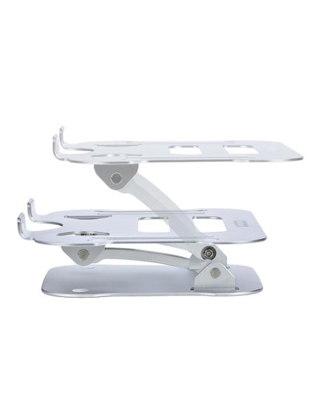 StarTech.com Soporte Ergonómico de Ordenador para Sobremesa - Base Soporte Ergonómico para Portátil de Altura Ajustable - Alumin