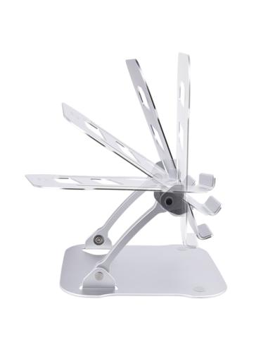 StarTech.com Soporte Ergonómico de Ordenador para Sobremesa - Base Soporte Ergonómico para Portátil de Altura Ajustable - Alumin