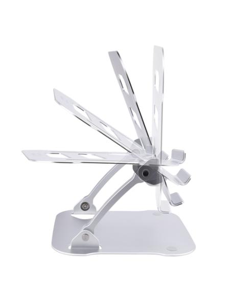 StarTech.com Soporte Ergonómico de Ordenador para Sobremesa - Base Soporte Ergonómico para Portátil de Altura Ajustable - Alumin
