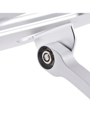 StarTech.com Soporte Ergonómico de Ordenador para Sobremesa - Base Soporte Ergonómico para Portátil de Altura Ajustable - Alumin