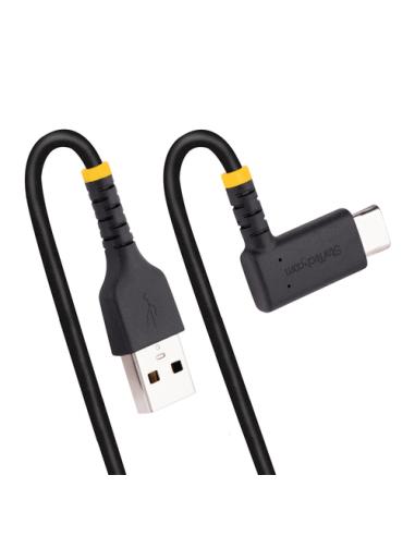 StarTech.com Cable de Carga USB-A a USB-C de 30cm - Cable de Carga Rápida de Servicio Pesado USB Tipo C - Cable USB 2.0 - Cable 