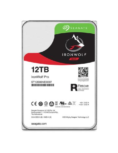 Seagate IronWolf Pro ST12000NT001 disco duro interno 12 TB 7200 RPM 256 MB 3.5" Serial ATA III