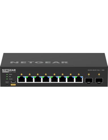 NETGEAR GSM4210PX-100EUS switch Gestionado L2/L3 Gigabit Ethernet (10/100/1000) Energía sobre Ethernet (PoE) Negro