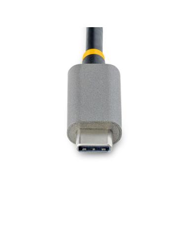 StarTech.com Hub Adaptador USB-C con Ethernet de 3 Puertos USB-A - Red Ethernet Gigabit RJ45 - USB 3.0 5Gbps - Alimentado por el