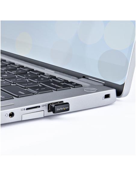 StarTech.com Adaptador USB a Bluetooth 5.0, Dongle Conversor para Ordenador/Portátil/Teclado/Ratón, Convertidor BT 5.0 para Auri