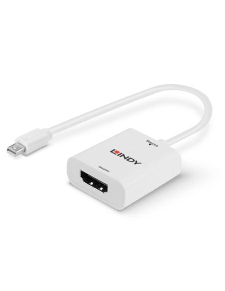Lindy 41069 adaptador de cable de vídeo Mini DisplayPort HDMI tipo A (Estándar) Blanco