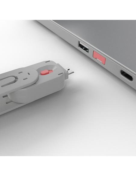 Lindy 40620 bloqueador de puerto Llave de bloqueador de puerto USB tipo A Rosa Acrilonitrilo butadieno estireno (ABS) 1 pieza(s)