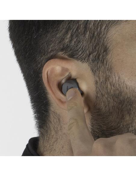 Lindy LE400W Auriculares Inalámbrico Dentro de oído Música/uso diario USB Tipo C Bluetooth Gris