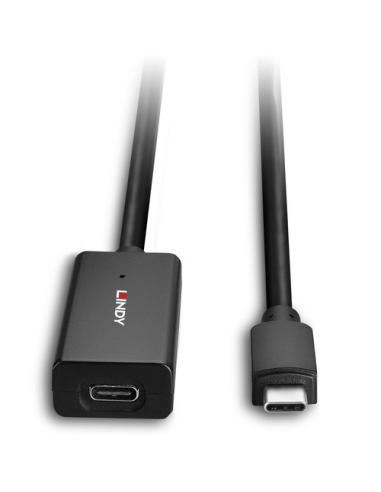 Lindy 43356 hub de interfaz USB 3.2 Gen 1 (3.1 Gen 1) Type-C 5000 Mbit/s Negro