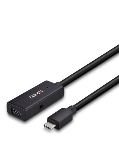 Lindy 43356 hub de interfaz USB 3.2 Gen 1 (3.1 Gen 1) Type-C 5000 Mbit/s Negro