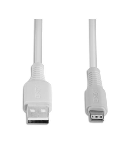 Lindy 31326 cable de conector Lightning 1 m Blanco